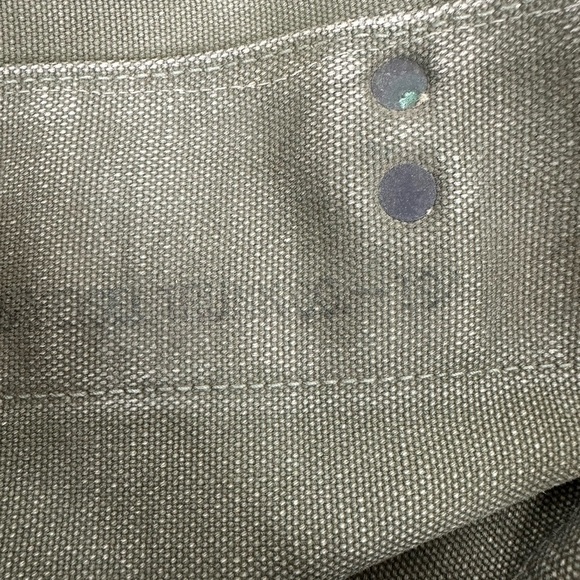 WWII 1940’s US Army Herkert Meisel Trunk Co Security Canvas and Leather Mail Bag - Picture 14 of 16